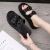 [Price Can Be Discussed] Women's One-Strap Sandals Summer New Platform Non-Slip Large Size Loose-Foot Sanya Beach Luo