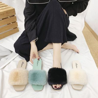[Price Can Be Discussed] Cute Girl's Heart Slippers Women's Korean-Style Fashion All-Matching Outerwear Interior Home New Soft