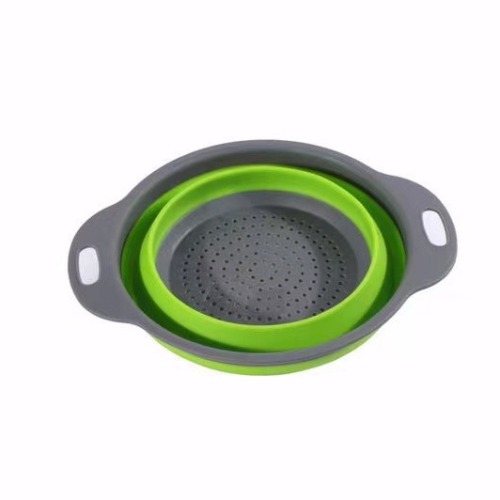 可伸缩折叠沥水篮热销洗菜篮水果篮厨房蔬菜沥水篮亚马逊俄罗斯