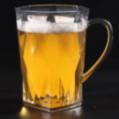 Commercial Pineapple Beer Glass with Handle Beer Mug Large Capacity Ktv Bar Transparent Glass Drink Cup Wholesale