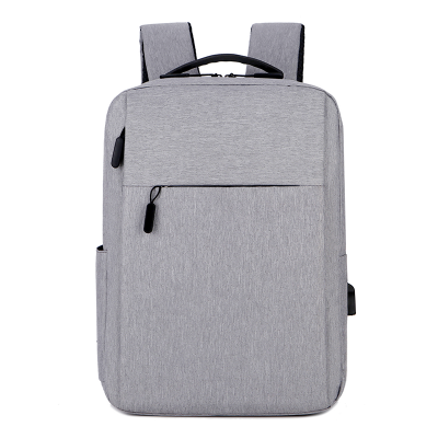 USB Interface Multi-Functional Structure Design Computer Bag Anti-Scratch Wear-Resistant Embedded Zipper Fashion Business Backpack