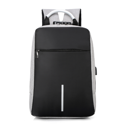 Backpack Men's Password Lock Anti-Theft Business Travel Computer Backpack Women's Trendy Casual High School and College Student Schoolbag