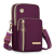 Simple Ladies Phone Bag New Fashion Shoulder Bag Multi-Layer Casual Bag Trendy Crossbody Bag Sports Running Arm Bag