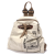 Cotton and Linen Backpack Women's Korean-Style Graffiti Casual Bag Trendy Fashion Travel Bag Pleated Fashionable Student Schoolbag