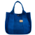 Fresh Artistic Canvas Bag Simple Handbag Trendy Chic Fashion Women's Bag Sweet Casual Bag Practical Lunch Bag
