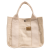 Fresh Artistic Canvas Bag Simple Handbag Trendy Chic Fashion Women's Bag Sweet Casual Bag Practical Lunch Bag