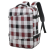 Printed Rhombus Expandable Backpack Travel Laptop Backpack Large Capacity Junior and Middle School Students Schoolbag