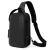 Anti-Theft Password Lock Chest Bag USB Rechargeable Shoulder Bag Commuter Crossbody Bag Simple Fashion Casual Atmosphere Men's Bag