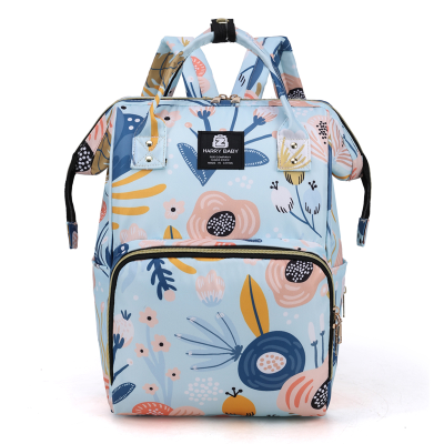 Fashion Printed Mummy Bag New Large Capacity Mother and Baby Mother Bag Hot Mom with Baby Travel Backpack Trendy Backpack