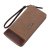 Fashion Retro Men's Long Wallet Multi-Compartment Classification Card Holder Canvas Clutch Practical Wallet Handbag