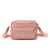 Fashion Simple Leisure Bag Korean Style Shoulder Bag Large Capacity Multi-Compartment Solid Color Nylon Bag Sweet Lady Messenger Bag