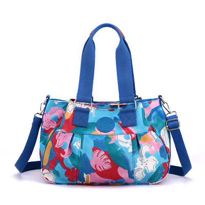 Korean Leisure Bag Large Capacity New Nylon Bag Simple Shoulder Bag Printed Handbag Urban Commuter Women's Bag