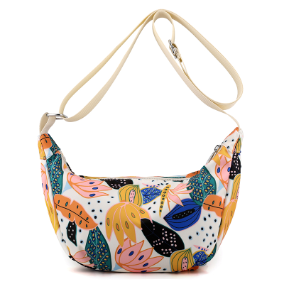 New Nylon Bag Fashion Messenger Bag Lightweight Soft Shoulder Bag Trendy Printed Women's Bag Urban Simple Leisure Bag