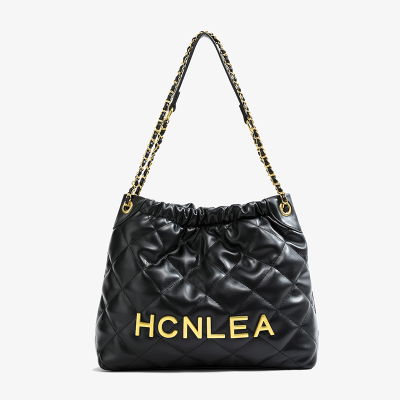 Rhombus Chain Women's Bag New Fashion Commuter Messenger Bag Trendy Korean Style Shoulder Bag Urban Style Beautiful Casual Bag