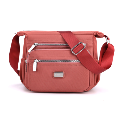 New Women's Cross-Body Bag Lightweight Fashion Nylon Bag Simple Shoulder Bag Large Capacity Leisure Bag Urban Style Women's Bag