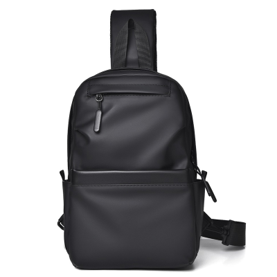 New Men's Chest Bag Trendy Commuter Business Leisure Bag Simple Elegant Shoulder Bag Large Capacity Practical Messenger Bag