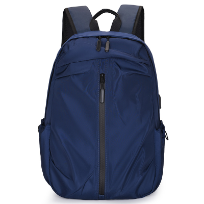 Large Capacity Business Laptop Backpack Outdoor Backpack Solid Color Leisure Bag Simple Practical School Bag