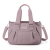 New Lightweight Fashion Nylon Bag Trendy Messenger Bag Pleated Simple Shoulder Bag Multi-Layer Lightweight Tote Women's Bag