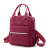 Solid Color Lightweight Nylon Bag Large Capacity Backpack New Fashion Simple Backpack Practical Cosmo Lady Handbag