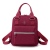 Solid Color Lightweight Nylon Bag Large Capacity Backpack New Fashion Simple Backpack Practical Cosmo Lady Handbag