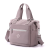 Large Capacity Solid Color Women Bag Lightweight Soft Nylon Bag New Mom Trendy Messenger Bag Simple Elegant Casual Bag