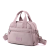 Solid Color Large Capacity Shoulder Bag Simple Fashion Korean Style Crossbody Bag Light Soft Nylon Bag Urban Style Casual Bag