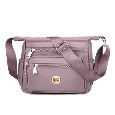 Trendy Fashion Shoulder Bag Simple Elegant Crossbody Bag Large Capacity Women's Middle-Aged Mother Bag Lightweight Nylon Bag