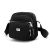 Trendy Fashion Multi-Layer Zipper Messenger Bag Simple Elegant Shoulder Bag Solid Color Lightweight Nylon Bag Soft Casual Bag
