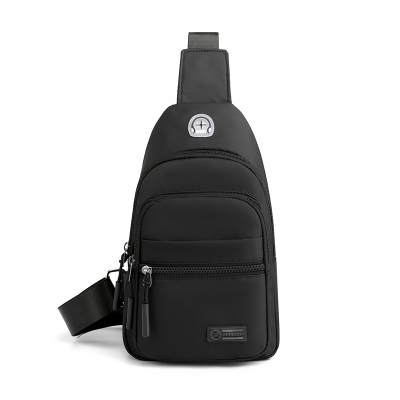 New Men's Practical Casual Bag Sports Trendy One-Shoulder Bag Simple Fashion Messenger Bag Multi-Pocket Men's Chest Bag