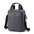 New Men's Bag Verticle Square Solid Color Large Capacity Leisure Business Bag Zipper Shoulder Bag Business Commute Crossbody Bag