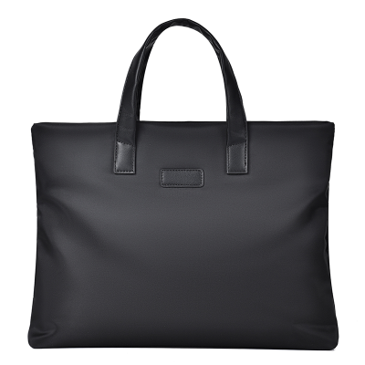 New Men's Lightweight Computer Bag Portable File Bag Large Capacity Business Briefcase Printable Logo Simple Men's Bag