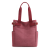 New Fresh Artistic Women's Bag Simple Solid Color Single-Shoulder Bag Large Capacity Canvas Bag for Work Urban Leisure Bag
