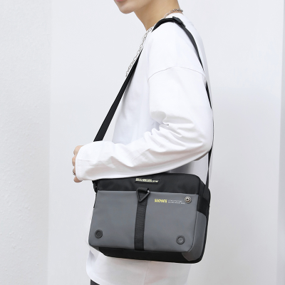 New Leisure Bag Simple Shoulder Bag Large Capacity Travel Commuter Bag Lightweight Nylon Messenger Bag Urban Style Men's Bag
