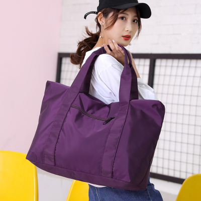 New Nylon Bag Large Capacity Shoulder Bag Simple Fashion Hand-Held Luggage Bag Practical Go out Storage Casual Bag