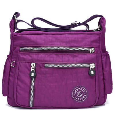 Trendy Fashion Shoulder Bag Large-Capacity Crossbody Bag Middle-Aged Mom Western Style Nylon Bag Simple Elegant Women's Bag