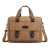 Retro Fashion Canvas Bag Simple Handbag Men's Business Casual Bag Large Capacity Lightweight out Shoulder Messenger Bag