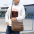 Large Capacity Canvas Bag Simple Shoulder Bag Men's Retro Elegant Crossbody Bag Trendy Fashion out Casual Men's Bag