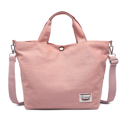 New Leisure Bag Women's Elegant Shoulder Bag Solid Color Large Capacity Women's Bag Lightweight Soft Nylon Crossbody Casual Bag