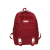 Medium and Large Student Backpack Simple Solid Color School Bag Large Capacity Schoolbag Outdoor Short Distance Travel Leisure Backpack