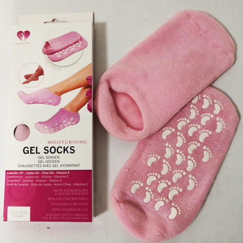 Gel Foot Cover Foreign Trade Silicone Socks Foot Mask Moisturizing and Anti-Chapping Socks Heel Sleeve Anti-Crack Socks in Stock