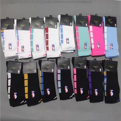 21 new american team lakers elite basketball socks mid-high tube towel bottom thickened combat sports leisure professional
