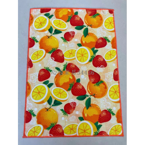 fine fiber fruit printed beach towel new water-absorbing quick-drying lightweight outdoor sports towel simple swimming towel