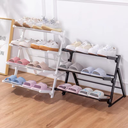 foldable drying shoe rack multi-function storage rack multi-scene assembly shoe rack