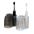 Light luxury toothbrush rack couple mouthwash cup hole-free wall-mounted bathroom wall toothbrush cup tooth jar rack