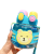Bear Water Cup Summer Large Capacity Double Drink Straw Plastic Cup Good-looking Portable and Cute Children's Kettle