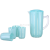 Household Minimalist Large Capacity Plastic Cold Water Jug Juice Jug Large Capacity Cooler High Temperature Resistance