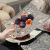 Light Luxury Fruit Plate Living Room Home Coffee Table Dried Fruit Tray Candy Snack Dessert Storage Plate Storage
