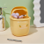 Desktop Trash Bin Creative with Cover Office Home Bedroom Living Room and Kitchen Trash Can Toilet Pail Desk Wastebasket