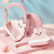 Cute New Rabbit Large Soap Dish Punch-Free Bathroom Toilet Soap Draining Basket Suction Cup Thickened