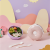 Donut New Children's Portable Lunch Box Creative Compartment Lunch Box with Lid Cute Girl Lunch Box with Spoon Fork